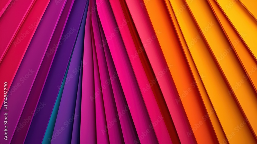 Poster abstract colorful stripes pattern background design