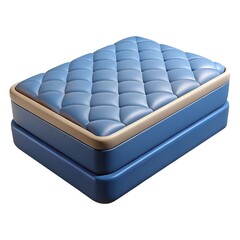 Fototapeta premium Mattress 3D render icon isolated on white background