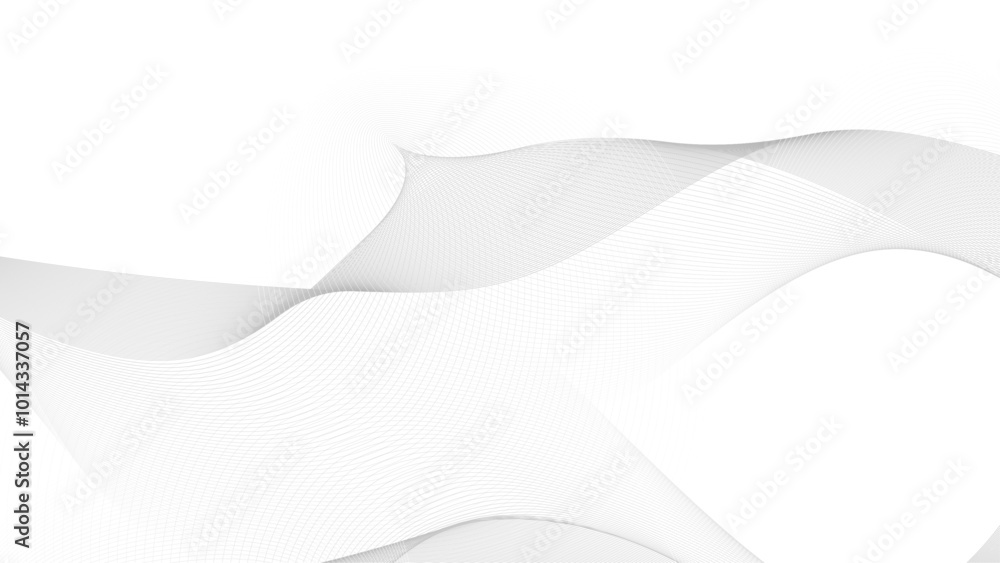 Poster vector illustration of the gray pattern of lines abstract background. line wave abstract stripes des