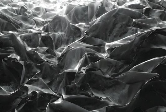 Black plastic wrap adds texture and depth to backgrounds.