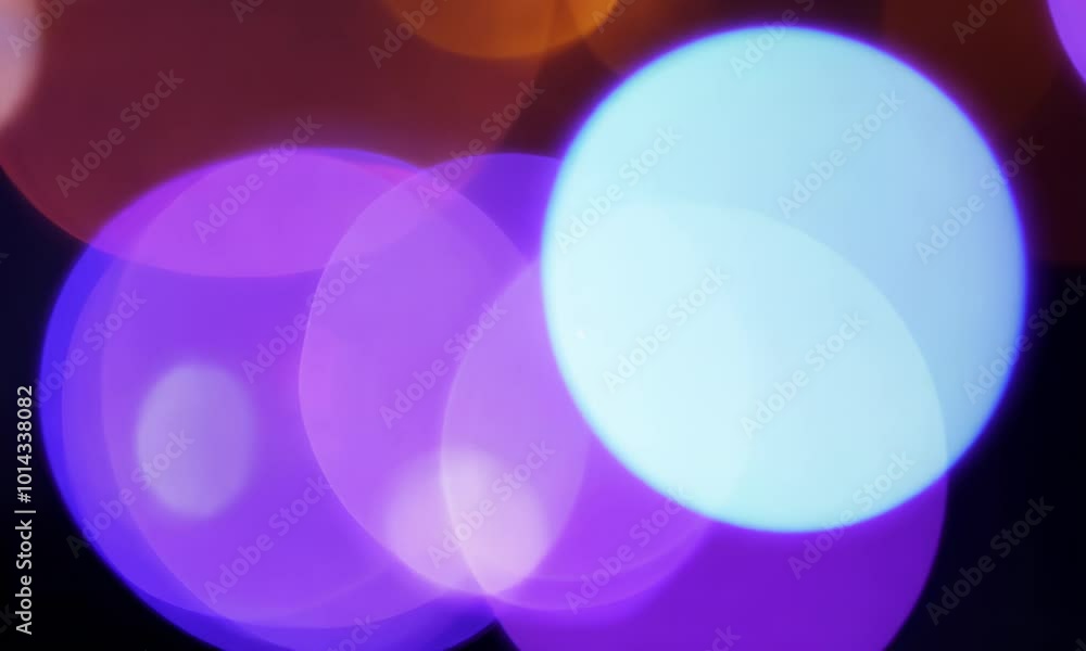 Poster abstract bokeh effect with colorful lights a beautiful and creative prompt for ai image generation.