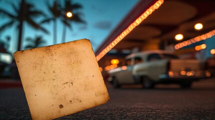 An old photo postcard evokes nostalgia, preserving memories of cherished moments..