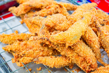 Deep fried Capelin Fish (Shishamo).