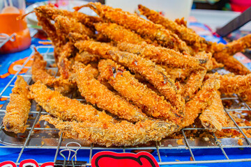 Deep fried Capelin Fish (Shishamo).
