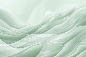 Fototapeta premium Light Green Subtle Wave Background, Modern and Elegant Design Element, Minimalist Vector Graphic for Versatile Use