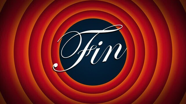 "fin" de dessins anim&eacute;s French