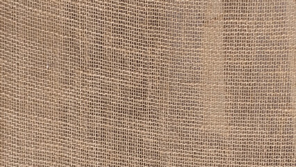 Burlap background and texture. Closeup brown sack texture background. 