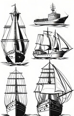 set of ships