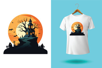 Happy Halloween custom t shirt design