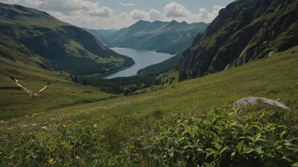 landscape in the mountains