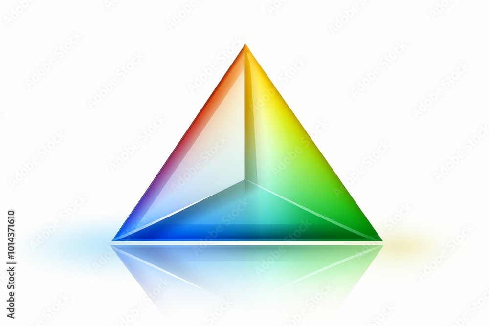 Poster corner segments vibrant gradient design featuring a marked bisecting axis and central text space