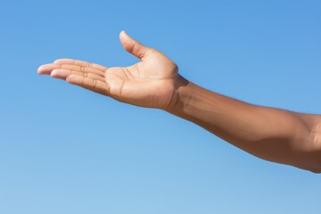 Symbol of support  hands reaching out in a bright environment representing mutual aid and community