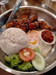 meat and vegetables