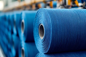 Bobbins of thread for a cord knitting machine