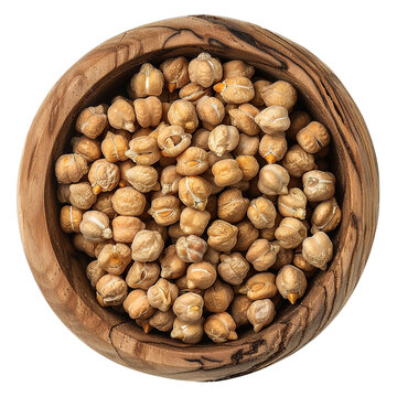 recommend clip art: Chickpeas in a round bowl top view clip art