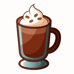 cup of coffee with chocolate