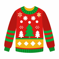 christmas hat with christmas tree