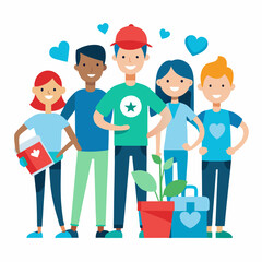 family with children