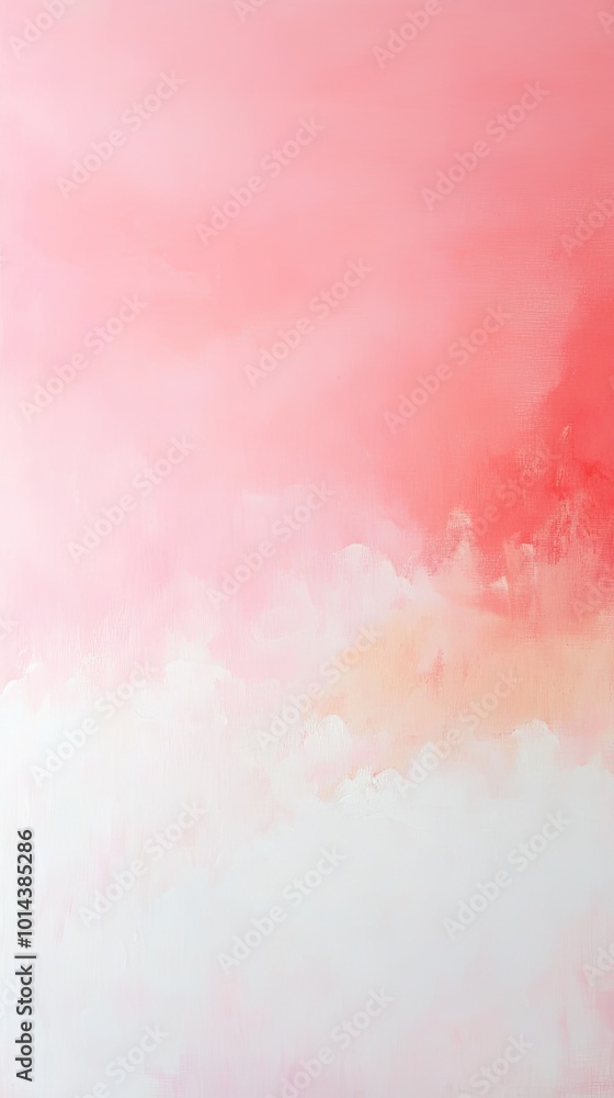 Poster delicate pink abstract watercolor background with soft gradients, perfect for creative and artistic 