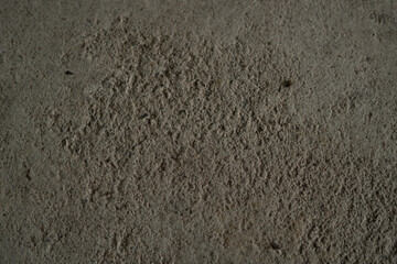 Detail and texture of white soil and ground