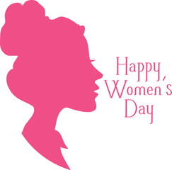 Happy Women's day  for Female vector