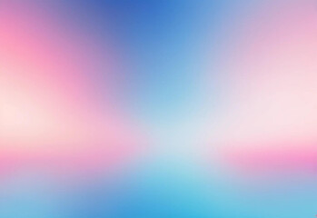 Obraz premium Defocused abstract gradient background with soft blue and pink hues, featuring a smooth blur and glowing digital effect for a stylish design.