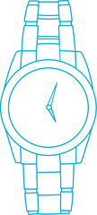 Masculine Watch Lineart