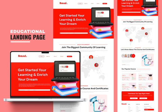 Educational Landing Page