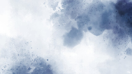 Abstract horizontal watercolor background. Hand drawn vector texture. Brush stroked painting pastel color watercolour