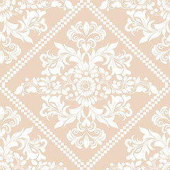 Seamless damask pattern with a classic floral design.African embroidery patterns, paisley, boho, floral ikat, ethnic floral designs, ikat sari, ikat patterns and ethnic patterns.