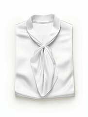 White shirt isolated on white background. Generative ai