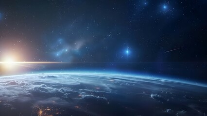 Fototapeta premium beautiful scenery of space