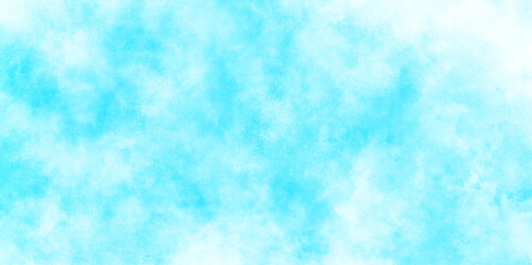 Soft and clear blue watercolor cloudy sky background, texture blue white paper background, Blue watercolor cloudy sky background, Blue clouds on the sky with soft natural cloudy stains.