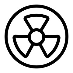 Fototapeta premium Hazard icon