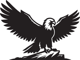 eagle silhouette vector