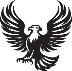 eagle silhouette vector