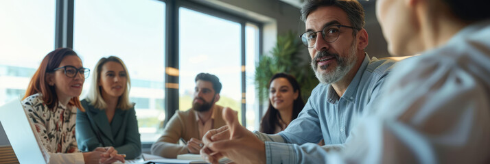 A company representative meeting with local community members, symbolizing stakeholder engagement in ESG initiatives.