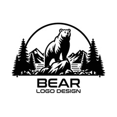 Bear Vector Logo Design