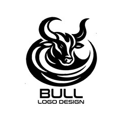 Bull Vector Logo Design