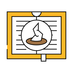 fantasy literature line icon vector. fantasy literature sign. isolated symbol illustration