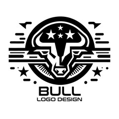 Bull Vector Logo Design