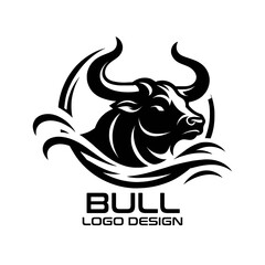 Bull Vector Logo Design