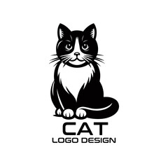Cat Vector Logo Design