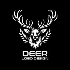 Deer Vector Logo Design 