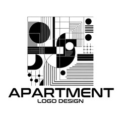 Obraz premium Fine Apartment Vector Logo Design