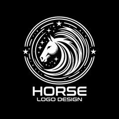 Horse Vector Logo Design