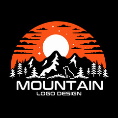 Mountain Vector Logo Design