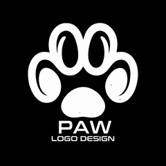 Paw Vector Logo Design