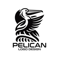 Pelican Vector Logo Design