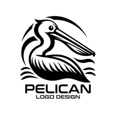 Pelican Vector Logo Design